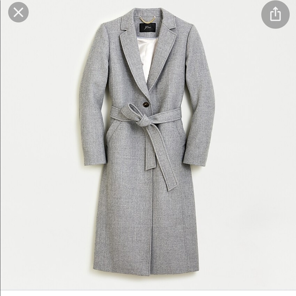 NOT FOR SALE- J.Crew Wrap Coat - Picture 3 of 5